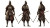 Samurai Character Sheet V2 Vinyl Car Decal Sticker – Waterproof & UV-Resistant 8"
