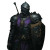 Elven Knight Painting Vinyl Car Decal Sticker – Waterproof & UV-Resistant 8"