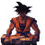 Dark Goku Wealth Vinyl Car Decal Sticker – Waterproof & UV-Resistant 8"