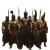 Group Of Warriors Vinyl Car Decal Sticker – Waterproof & UV-Resistant 8"