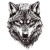 Evil Wolf Head V2 Vinyl Car Decal Sticker – Waterproof & UV-Resistant 8"