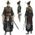 Ancient Chinese Chivalry Vinyl Car Decal Sticker – Waterproof & UV-Resistant 8"