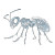 X-Ray Ant Vinyl Car Decal Sticker – Waterproof & UV-Resistant 8"