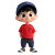 Young Boy Character Vinyl Car Decal Sticker – Waterproof & UV-Resistant 8"