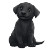 Cartoon Puppy Lab Vinyl Car Decal Sticker – Waterproof & UV-Resistant 8"