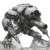 Armoured Golem Fortress Vinyl Car Decal Sticker – Waterproof & UV-Resistant 8"