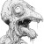 Strange Meat Art Vinyl Car Decal Sticker – Waterproof & UV-Resistant 8"