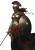 Goddess Athena Portrait Vinyl Car Decal Sticker – Waterproof & UV-Resistant 8"