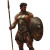 Hoplite Warrior Vinyl Car Decal Sticker – Waterproof & UV-Resistant 8"