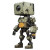 Cube Robot Soldier Vinyl Car Decal Sticker – Waterproof & UV-Resistant 8"