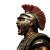 Roman Gladiator Scream Vinyl Car Decal Sticker – Waterproof & UV-Resistant 8"