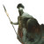 Ancient Hoplite Ghost Vinyl Car Decal Sticker – Waterproof & UV-Resistant 8"