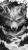 Giant Wolf-Hair Brush Vinyl Car Decal Sticker – Waterproof & UV-Resistant 8"