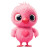 Pink Love Creature Vinyl Car Decal Sticker – Waterproof & UV-Resistant 8"