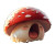 Yawning Mushroom Vinyl Car Decal Sticker – Waterproof & UV-Resistant 8"