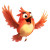 Happy Red Bird V4 Vinyl Car Decal Sticker – Waterproof & UV-Resistant 8"