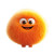 Fluffy Orange Character Vinyl Car Decal Sticker – Waterproof & UV-Resistant 8"