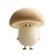 Confused Plush Mushroom Vinyl Car Decal Sticker – Waterproof & UV-Resistant 8"