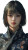 Futuristic Asian Woman Vinyl Car Decal Sticker – Waterproof & UV-Resistant 8"
