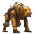 Steampunk Hippo Robot Vinyl Car Decal Sticker – Waterproof & UV-Resistant 8"