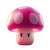 Magenta Mario Mushroom Vinyl Car Decal Sticker – Waterproof & UV-Resistant 8"
