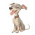 Playful Whippet Chibi Vinyl Car Decal Sticker – Waterproof & UV-Resistant 8"