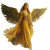 Modern Angel Vinyl Car Decal Sticker – Waterproof & UV-Resistant 8"