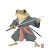 Samurai Frog Art V2 Vinyl Car Decal Sticker – Waterproof & UV-Resistant 8"