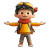 Cute Miniature Miner Vinyl Car Decal Sticker – Waterproof & UV-Resistant 8"