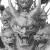 Japanese Demons Drawing Vinyl Car Decal Sticker – Waterproof & UV-Resistant 8"