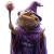 Wizard Bearded Dragon Vinyl Car Decal Sticker – Waterproof & UV-Resistant 8"