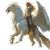 Epic Griffin Battle Vinyl Car Decal Sticker – Waterproof & UV-Resistant 8"