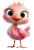 Boho Nursery Flamingo Vinyl Car Decal Sticker – Waterproof & UV-Resistant 8"