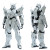 Gundam-Like Armor V2 Vinyl Car Decal Sticker – Waterproof & UV-Resistant 8"