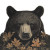 Bear With Maple Vinyl Car Decal Sticker – Waterproof & UV-Resistant 8"