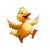 Flying Yellow Duck Vinyl Car Decal Sticker – Waterproof & UV-Resistant 8"