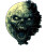 Scary Zombie Shirt Vinyl Car Decal Sticker – Waterproof & UV-Resistant 8"