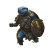 D&D Tortle Druid Vinyl Car Decal Sticker – Waterproof & UV-Resistant 8"