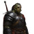 Half Orc Warrior Vinyl Car Decal Sticker – Waterproof & UV-Resistant 8"