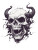 Halloween Skeleton Design Vinyl Car Decal Sticker – Waterproof & UV-Resistant 8"