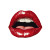 Red Lips Tongue Vinyl Car Decal Sticker – Waterproof & UV-Resistant 8"