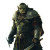 Medieval Orc Warrior Vinyl Car Decal Sticker – Waterproof & UV-Resistant 8"