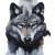 Lobo Gris Vinyl Car Decal Sticker – Waterproof & UV-Resistant 8"