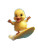 Surfing Yellow Duck V2 Vinyl Car Decal Sticker – Waterproof & UV-Resistant 8"