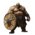 Giant Shield Bearer Vinyl Car Decal Sticker – Waterproof & UV-Resistant 8"
