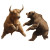 Bull Vs Bear V2 Vinyl Car Decal Sticker – Waterproof & UV-Resistant 8"