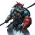 Feraligatr Barbarian Vinyl Car Decal Sticker – Waterproof & UV-Resistant 8"