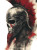 Spartan Skull Helmet V3 Vinyl Car Decal Sticker – Waterproof & UV-Resistant 8"