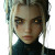 Cyberpunk Gothic Girl Vinyl Car Decal Sticker – Waterproof & UV-Resistant 8"
