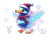 Christmas Duck Jetpack Vinyl Car Decal Sticker – Waterproof & UV-Resistant 8"